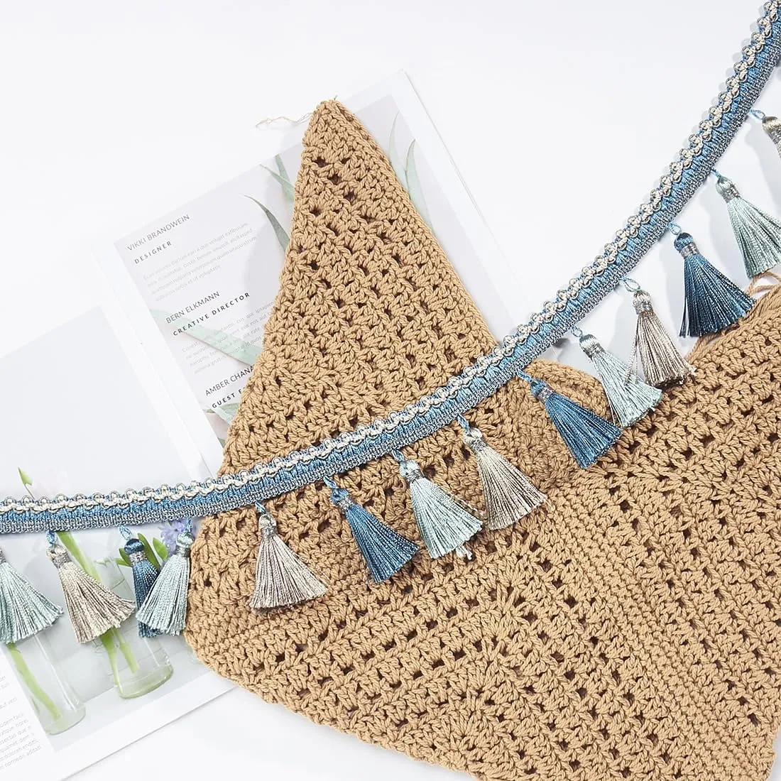 TANOSII Tassel Purse Strap Handbag Strap Replacement Shoulder Crossbody Strap