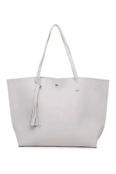 Tassel Handbags Woman PU Leather