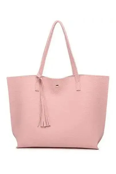Tassel Handbags Woman PU Leather