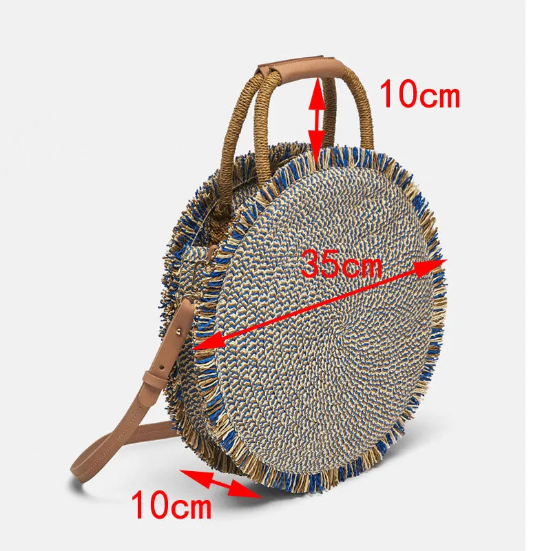 Tassel Round Handbag