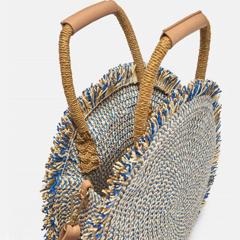 Tassel Round Handbag