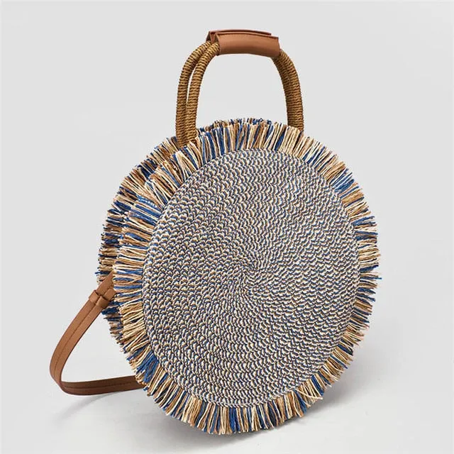 Tassel Round Handbag