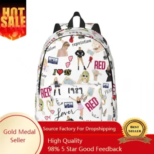 Taylors Music Swifts Backpack Boy Girl Fashion Lightweight Backpacks School Bags University High Quality Rucksack Xmas Gift