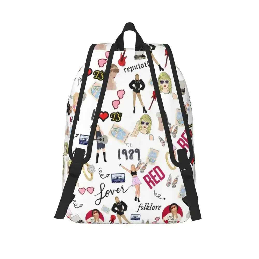 Taylors Music Swifts Backpack Boy Girl Fashion Lightweight Backpacks School Bags University High Quality Rucksack Xmas Gift
