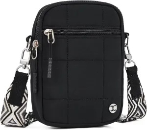 Telena Puffer Small Crossbody Bags for Women Cell Phone Purse Cross Body Bag