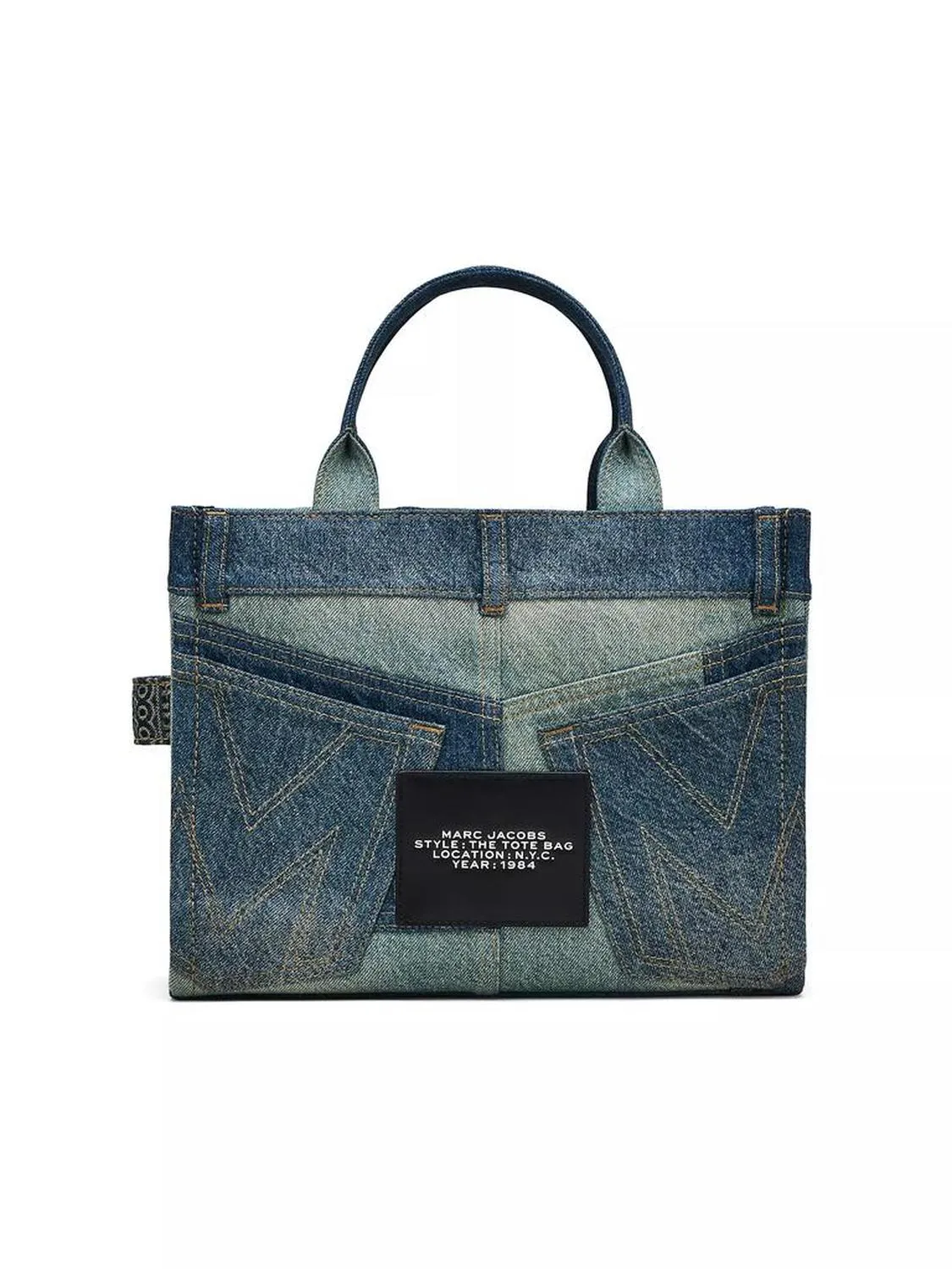 The Medium Deconstructed Denim Tote Bag