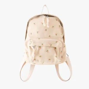 themeisles Cute Floral Soft Girl Backpack