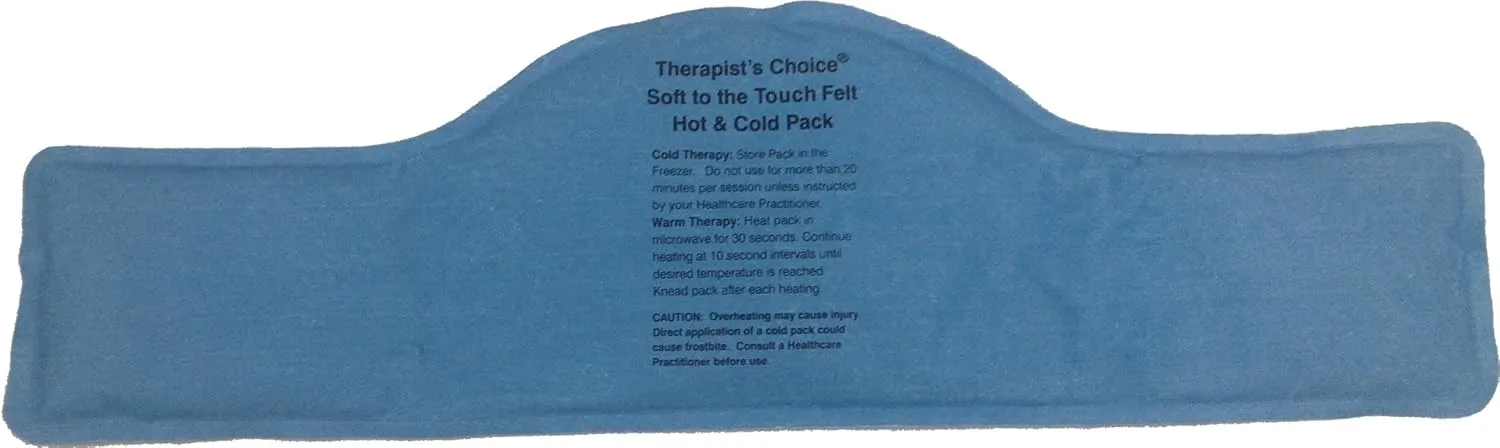 Therapist’s Choice® Soft to The Touch Felt Hot & Cold Pack (Cervical/Shoulder 6"x20")