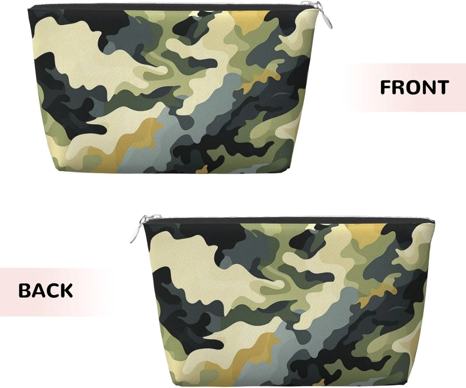 Toiletry Bag for Women Men Dopp Kit Travel Makeup Bag Khaki Camouflage Make Up Organizers Cosmetic Bag