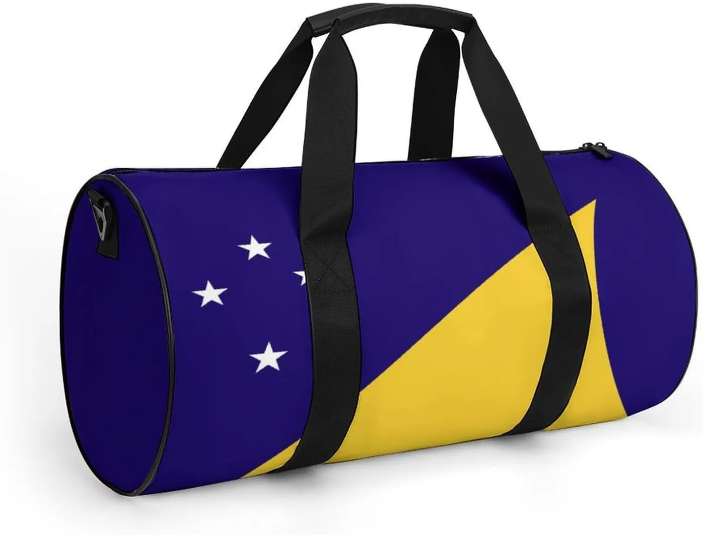 Tokelau Flag Sports Duffel Bag for Men Women Gym Bag with Wet Pocket Weekender