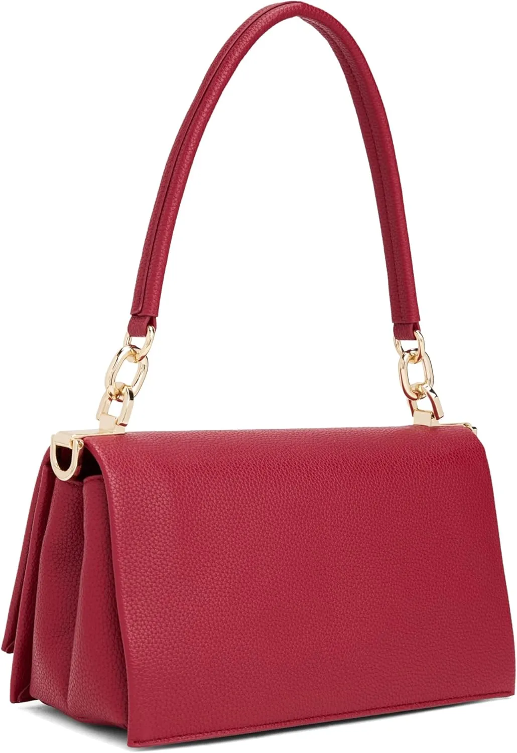 Tommy Hilfiger Leather Shoulder Bag with Removable Crossbody Strap