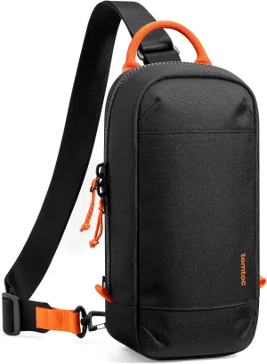 tomtoc Sling Crossbody Bag for Nintendo Switch 2, Protective Travel Chest Carrying Gaming Pouch with 8 Game Cartridges Slots