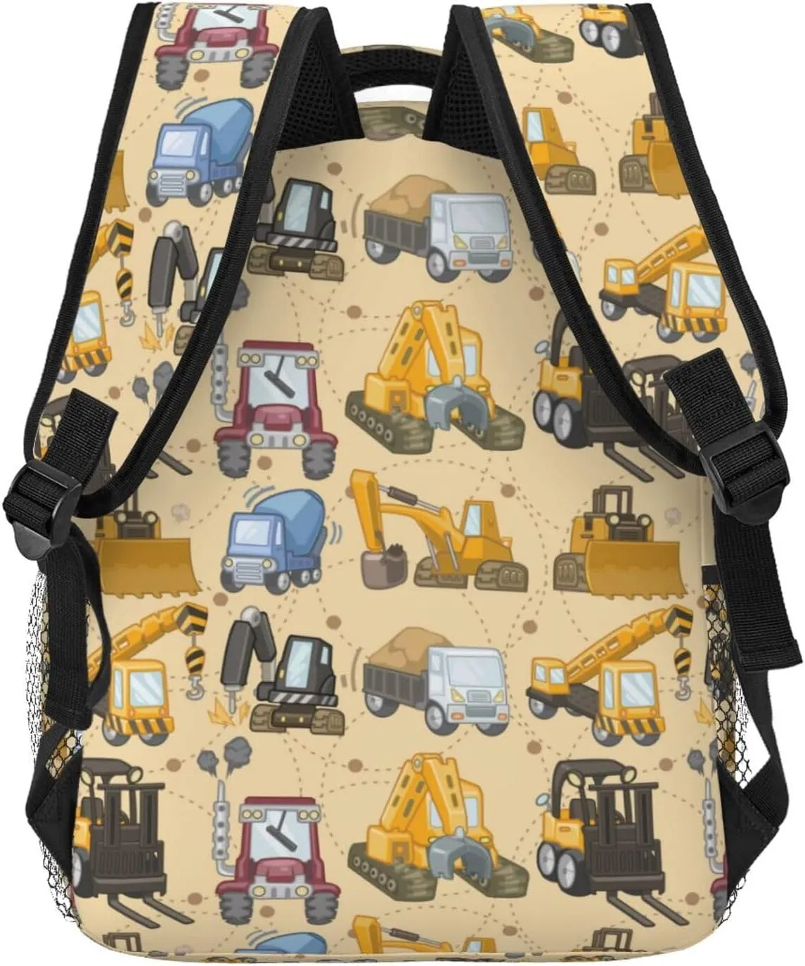 Tool Truck Assembly Crane Excavator Forklift Truck Backpacks 15 Inch Laptop Backpack Multipurpose Double Shoulder Bag For Men Women Gifts