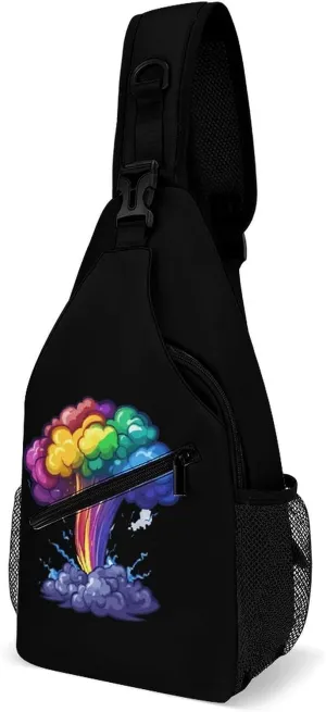 Tornado Chaser Storm Sling Backpack Multipurpose Crossbody Shoulder Bags Travel Chest Bag Hiking Daypack