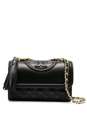 Tory Burch Fleming Small Leather Shoulder Bag