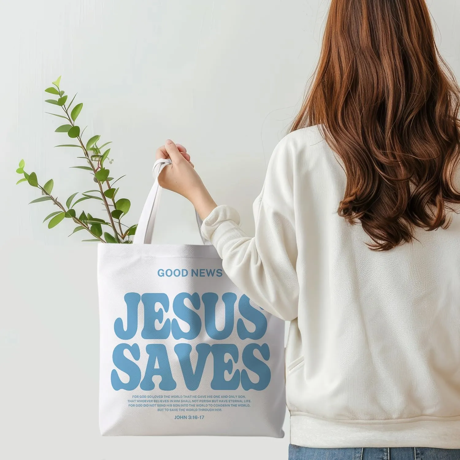Tote Bag - Christian Gifts for Women, Canvas Bags with Bible Verse Designs