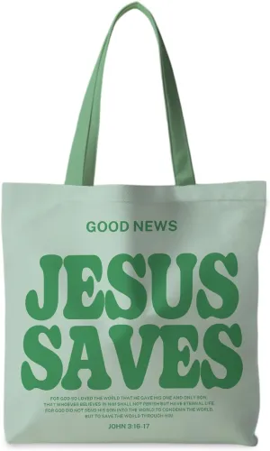 Tote Bag - Christian Gifts for Women, Canvas Bags with Bible Verse Designs