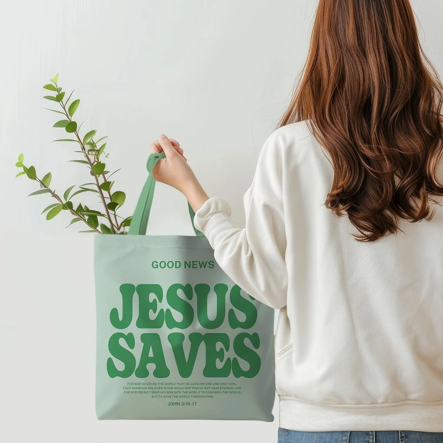 Tote Bag - Christian Gifts for Women, Canvas Bags with Bible Verse Designs