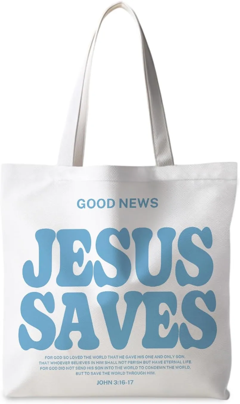 Tote Bag - Christian Gifts for Women, Canvas Bags with Bible Verse Designs