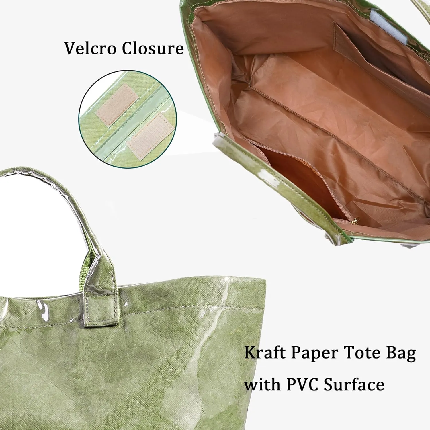 Tote Bag for Women Large PVC Tote Bag Plastic Handbag Letters Print Handbag Clear Hobo Bag