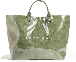 Tote Bag for Women Large PVC Tote Bag Plastic Handbag Letters Print Handbag Clear Hobo Bag