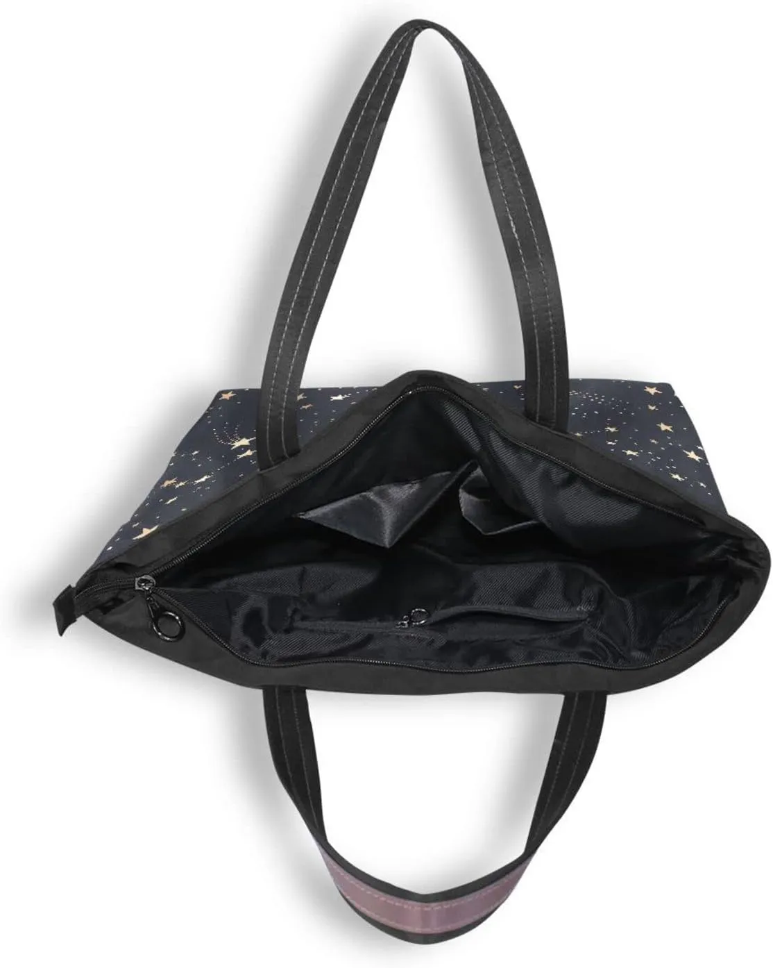 Tote Bag For Women Shoulder Bag for School Handbags for Beach Work Travel Large Tote Bag with Zipper