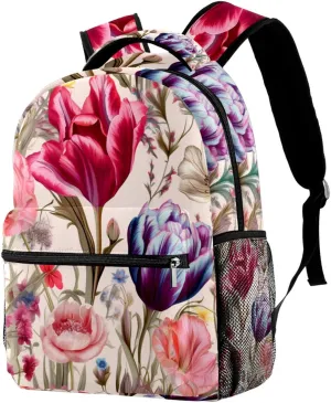 Travel Backpacks for Women,Mens Backpack,Butterfly Plants,Backpack