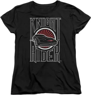 Trevco Knight Rider Logo Women's T Shirt