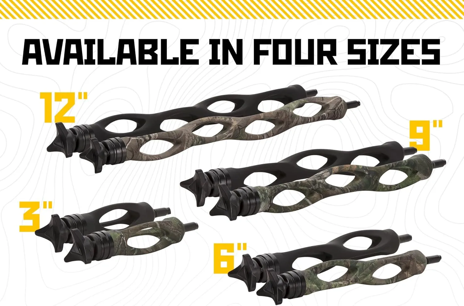 Trophy Ridge 3" Static Stabilizer - Camouflage