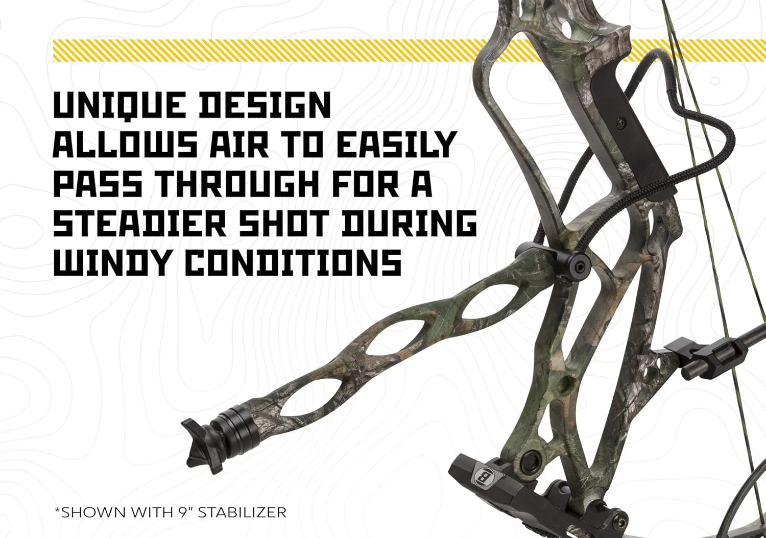 Trophy Ridge 3" Static Stabilizer - Camouflage