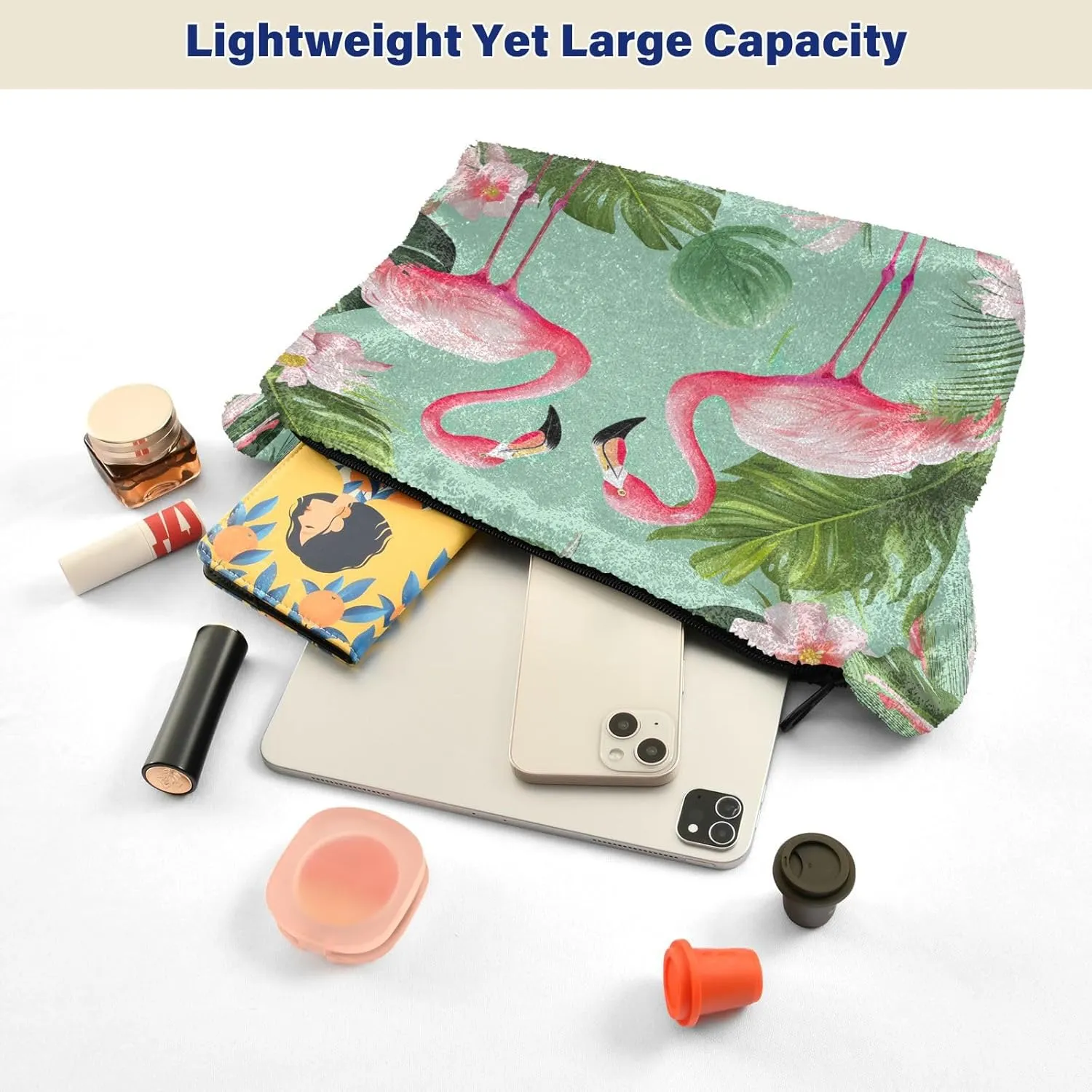 Tropical Leaves on White Women's Shoulder Bag, Long Shoulder Bag, Hand Bag for Ladies