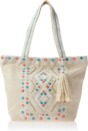 Twig & Arrow Shoulder Bag, Natural Multi