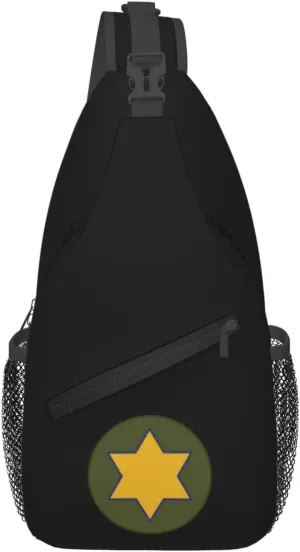 Us 66th Cavalry Division Crossbody Bags For Women Men Chest Backpack Gym Shoulder Bag Travel Outdoor Sports Casual Crossbody Bags