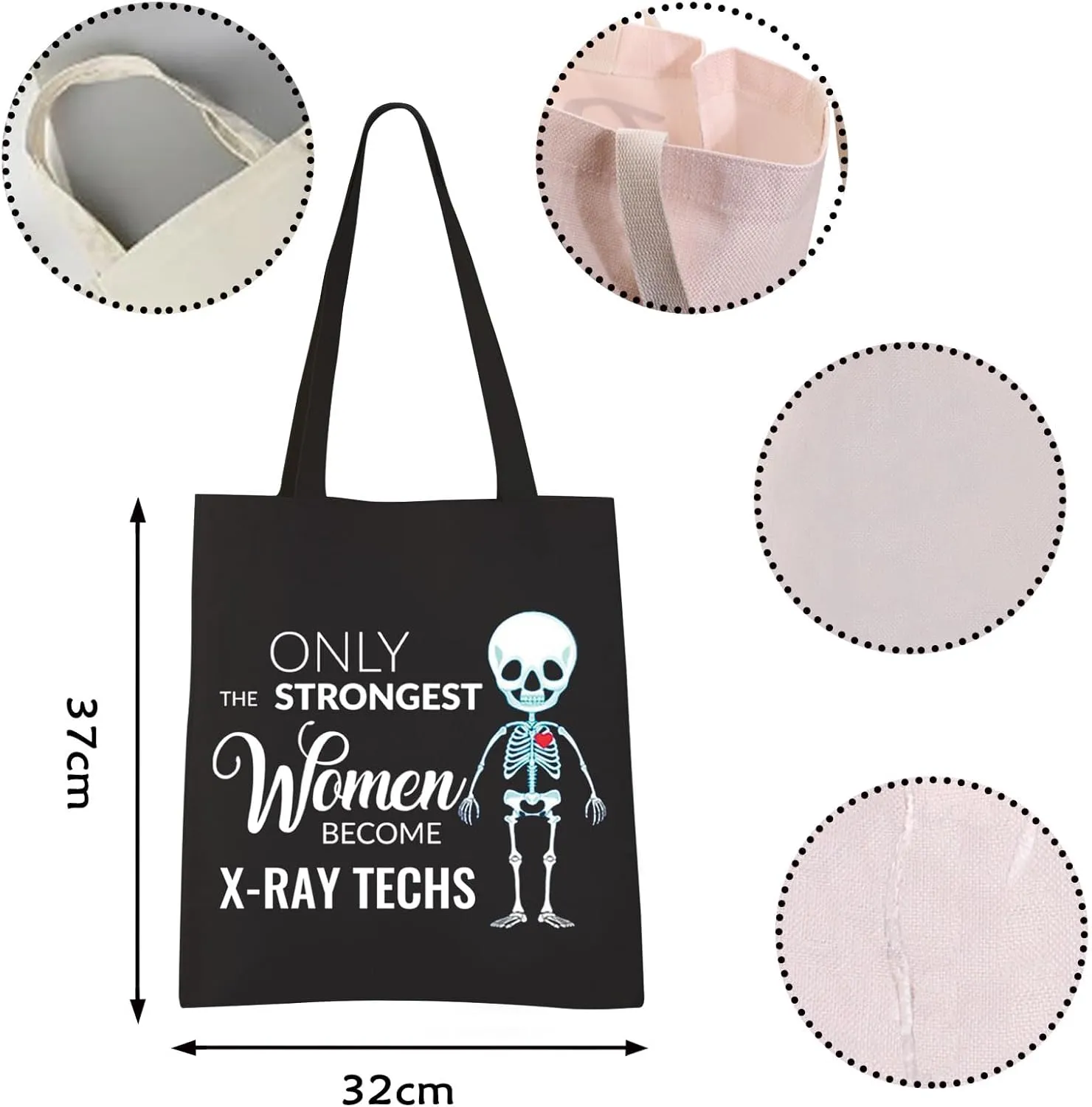 VAMSII Radiology Tote Bag - Rad Tech Gifts for Women X-ray Techs