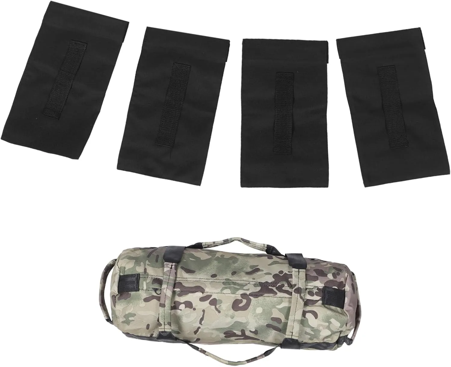 VANZACK 1 Set Camouflage Fitness Sandbag Sports Weightlifting Sandbag Bag for Men Sand Bags Training Workout Sandbags Weight Bags for Fitness Sand Weight Bags Man 900d Oxford Cloth