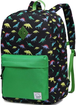 VASCHY Preschool Toddler Backpack, Little Kid Small Backpacks for Nursery School Children Boys and Girls with Chest Strap in Cute Dinosaur