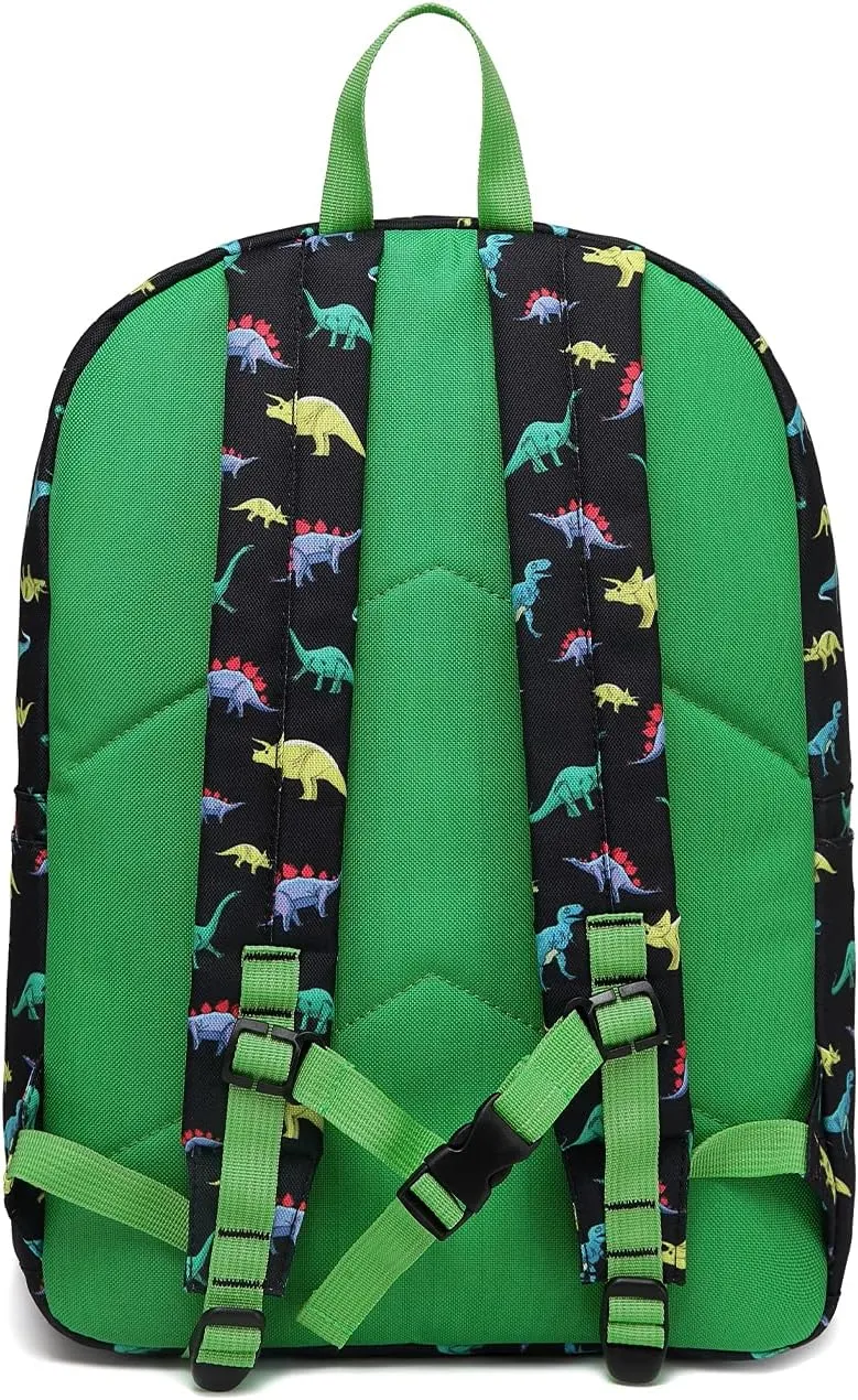 VASCHY Preschool Toddler Backpack, Little Kid Small Backpacks for Nursery School Children Boys and Girls with Chest Strap in Cute Dinosaur