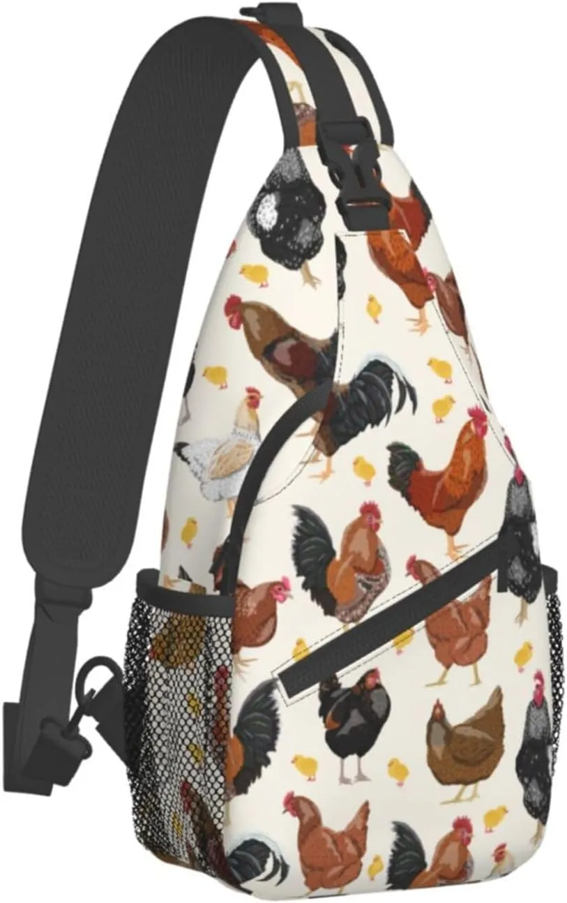 VOOHDDY Sling Bag For Women Men Travel Hiking Backpack Crossbody Shoulder Chest Bags Casual Daypack Sport