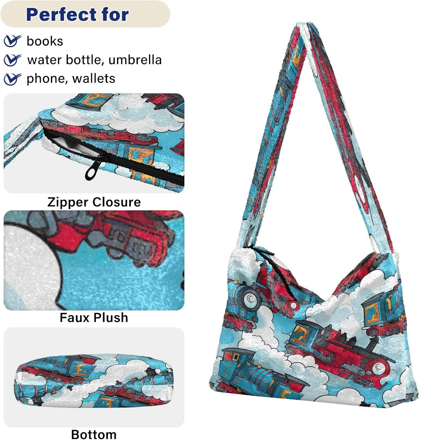 Watercolor Pumpkin in Fall Colors Lady Shoulder Bag, Tote Handbag, Womens Outdoor Bag