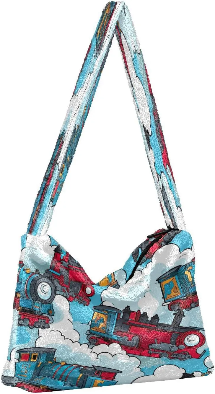 Watercolor Pumpkin in Fall Colors Lady Shoulder Bag, Tote Handbag, Womens Outdoor Bag