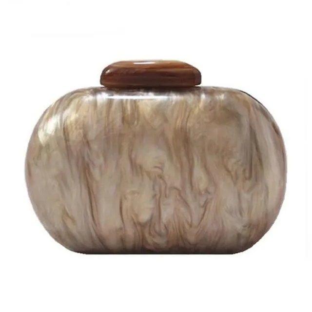 Wedding Evening Bag Oval Vintage Party Clutch