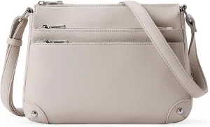 WESTBRONCO Crossbody Bags for Women, Medium Size Shoulder Handbags, Satchel Purse with Multi Zipper Pocket