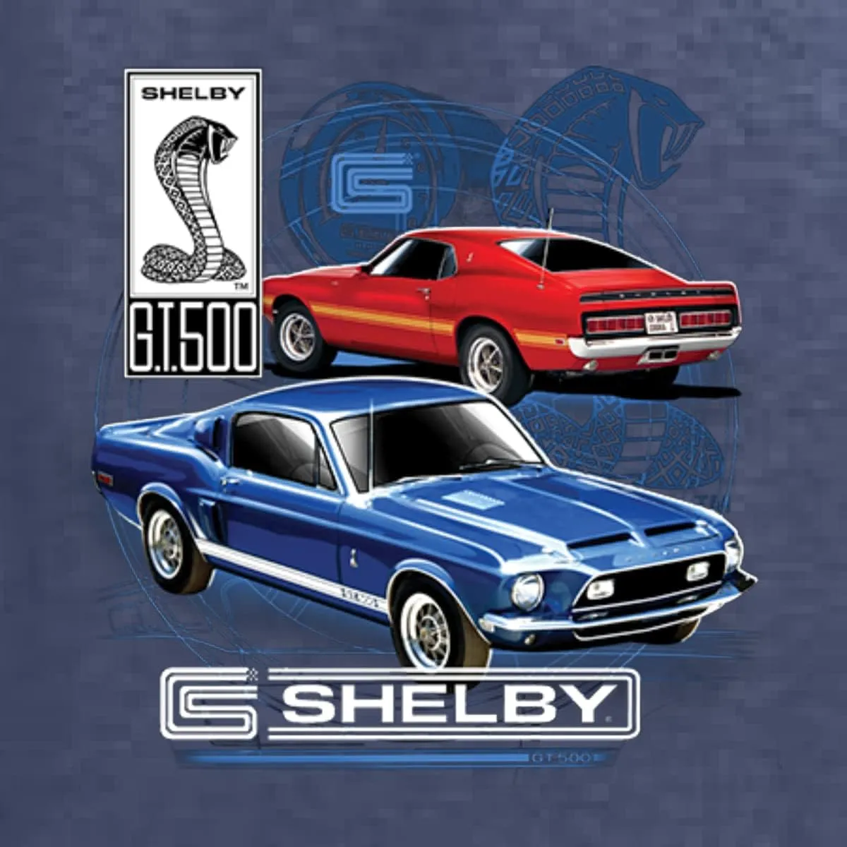 Wild Bobby Shelby GT 500 Cobra Ford Motors Official Gift for Men Cars and Trucks Unisex Crewneck Graphic Sweatshirt