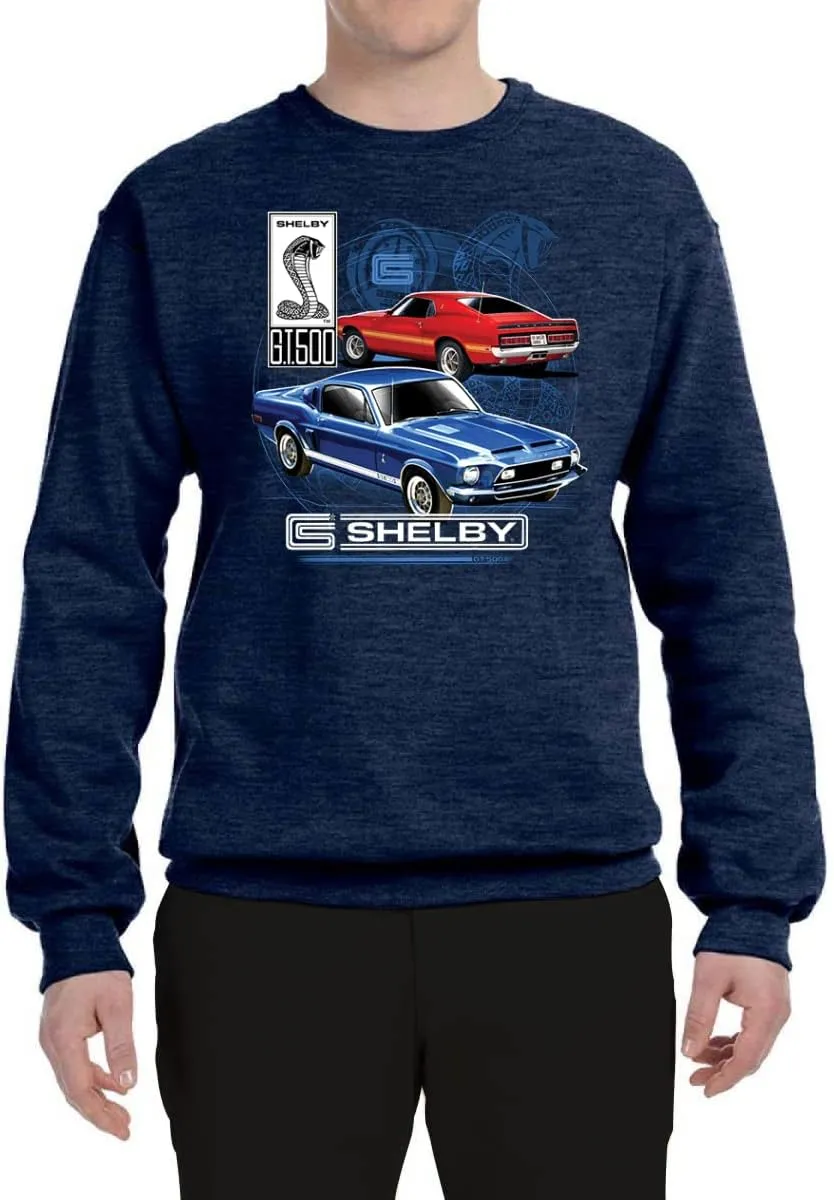 Wild Bobby Shelby GT 500 Cobra Ford Motors Official Gift for Men Cars and Trucks Unisex Crewneck Graphic Sweatshirt