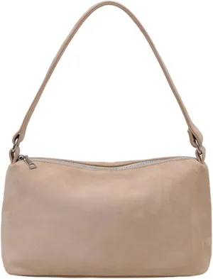 Women 2025 Fall Winter Retro Suede Shoulder Bag Small Hand Purse Soft PU Suede Clutch Bag