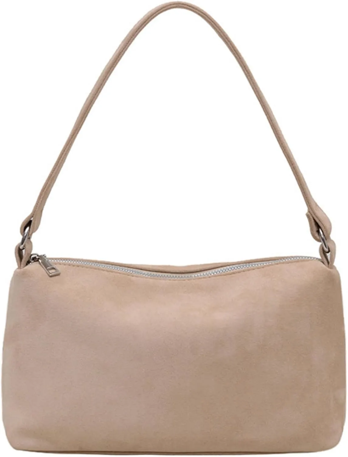 Women 2025 Fall Winter Retro Suede Shoulder Bag Small Hand Purse Soft PU Suede Clutch Bag