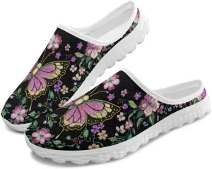 Women Garden Shoes Cute Animals Print Waterproof Mesh Loafers Classic Tennis Sneakers Breathable Loafers