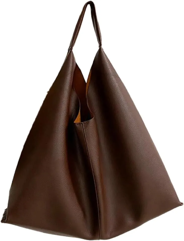Women Soft Tote Bags Satchel Handbags PU Leather Shoulder Bag Work Dating Travel 2024