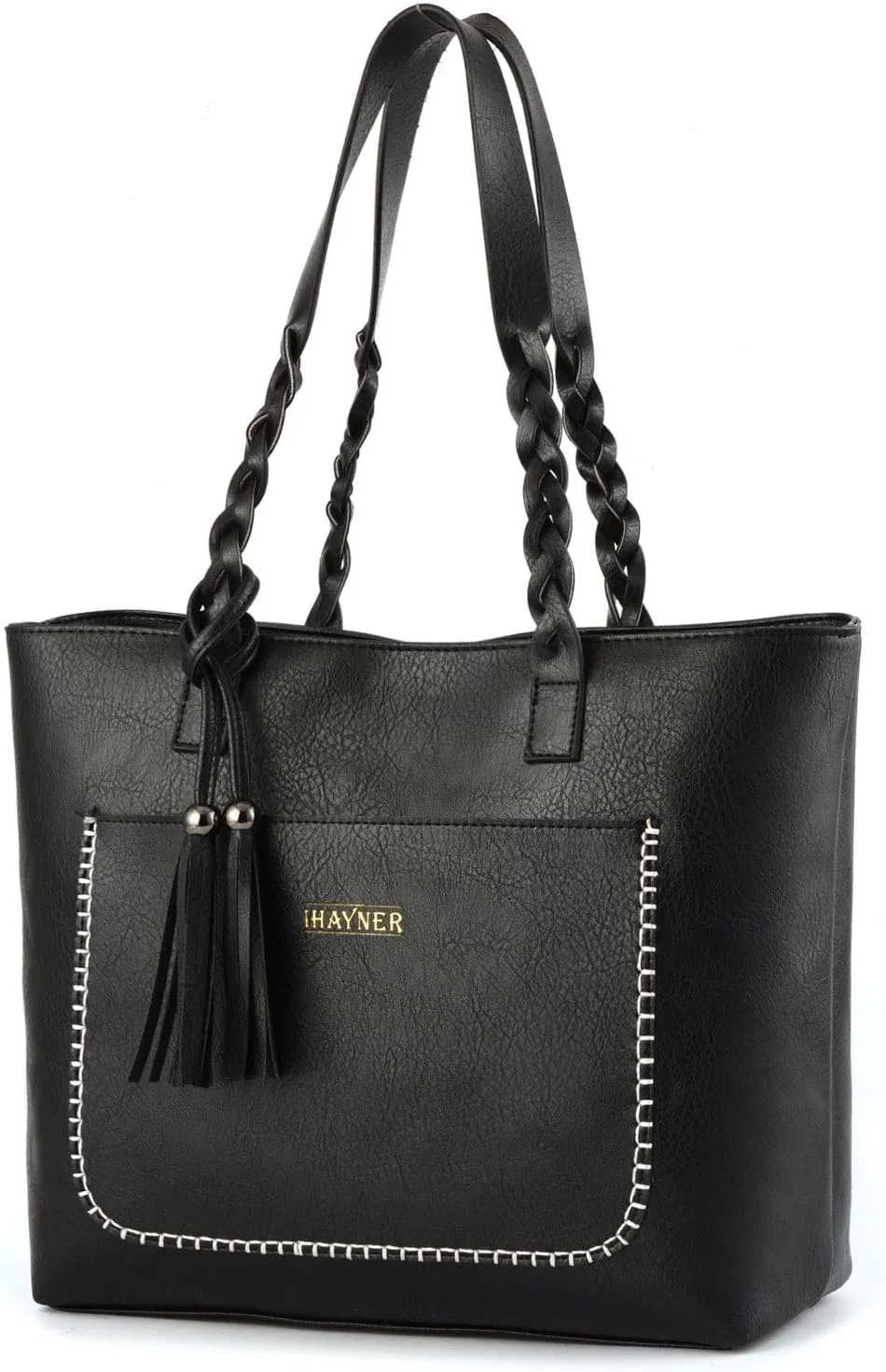 Women Tote Bags Retro Shoulder Bag Purse Satchel Hobo Purse Zippred Waterproof Travel Handbags with Tassel
