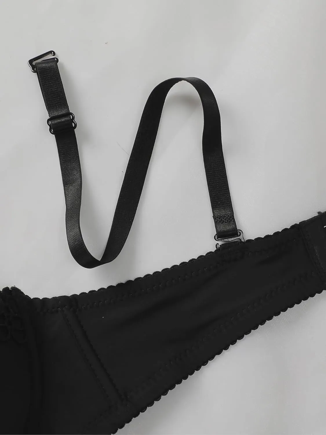 Womens Bowknot Bra Underwire Padded Push-up Full Coverage Bralettes